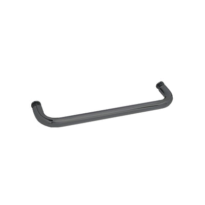 CRL Matte Black 18" BM Series Single-Sided Towel Bar Without Metal Washers