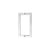 CRL Brushed Stainless 12" Glass Mounted Square Tube Style Back-to-Back Pull Handle