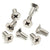 CRL Polished Nickel 5 x 12 mm Cover Plate Flat Head Phillips Screws