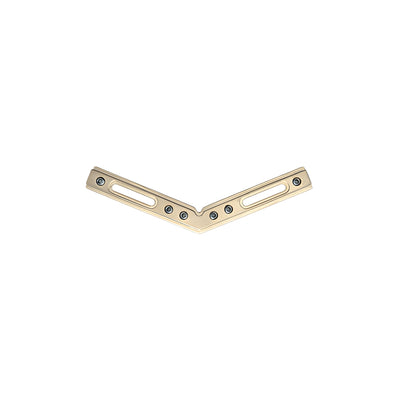 CRL 135º Brass Fixed Corner for the Deluxe Header Kit