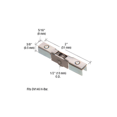 CRL Steel Wheel Assembly for DV146 H-Bar