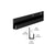 CRL Matte Black 1/4" Standard Aluminum J-Channel