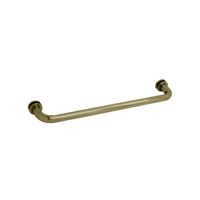 CRL Brushed Bronze 18" Single-Sided Towel Bar for Glass