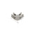 CRL Chrome 1-1/2" Long 2-Way 90 Degree Deluxe Glass Furniture Connector for 3/4" Glass