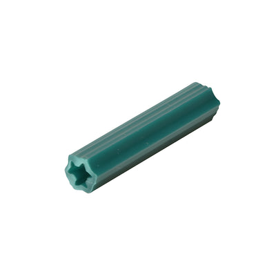 CRL 1/4" Hole, 1-1/2" Length 10-12 Screw Expanding PVC Green Screw Anchors