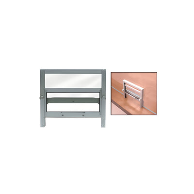 CRL Satin Anodized Custom Size Vertical Sliding Ticket Window