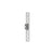 CRL 316 Brushed Stainless 28mm Curtain Wall Mounting Plate for 12 mm Rods