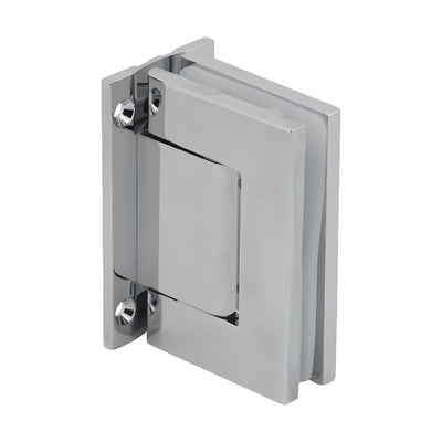 CRL Chrome Vernon Wall Mount Full Back Plate Hinge