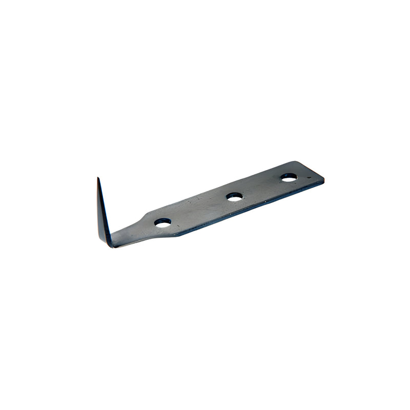 A single UltraWiz UltraThin cold knife blade with a 1-inch double taper design and mounting holes.
