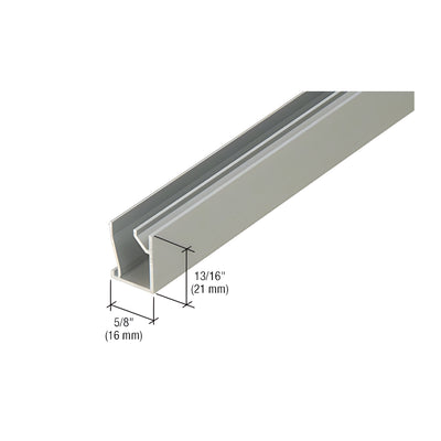 CRL 290/295 Satin Anodized Series Fixed Glass Cover Plate