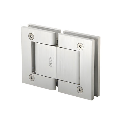 CRL Satin Anodized Vernon Oil Dynamic 180 Degree Glass-to-Glass Hinge - No Hold Open