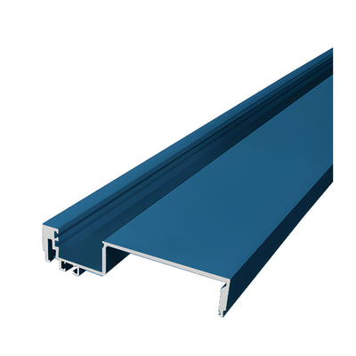 CRL-U.S. Aluminum Heavy-Duty 6" Female Split Mullion, Custom Paint- 24'-2"