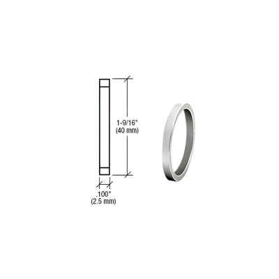 CRL Satin Anodized .100" Straight Cylinder Ring