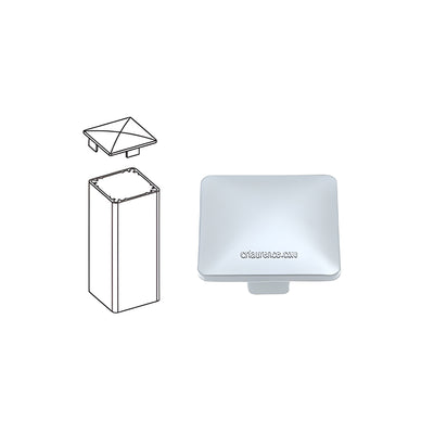 CRL Mill 100 Series Low Profile Post Cap