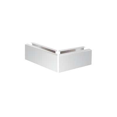 CRL Polished Stainless 12" 135 Degree Mitered Corner Cladding for L56S Series Standard Square Base Shoe
