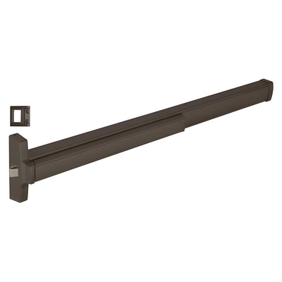 CRL 48" Jackson® Model 2095 Grade 1 Rim Latch Panic Exit Device Left Hand Reverse Bevel with 'S' Strike 4 Foot Dark Bronze Finish