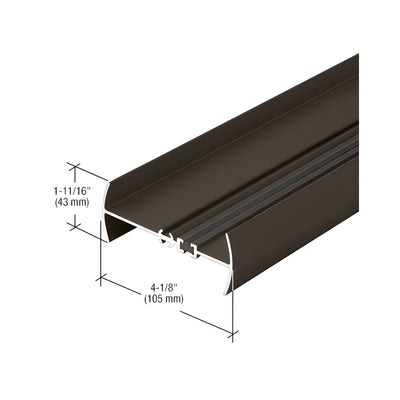 CRL-U.S. Aluminum Bronze Black Anodized Hub Mullion, Thermally Improved - 24'-2"