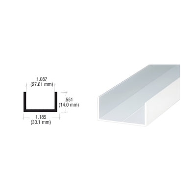CRL Brite Anodized 1-1/16" Single Channel