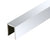 CRL Polished Stainless Crisp Corner 11 Gauge Cap Railing