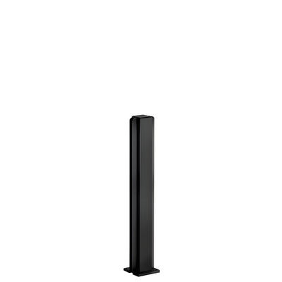 CRL Semi-Gloss Black 12" Center Design Series Partition Post