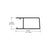 CRL-U.S. Aluminum Beveled Stile, for 1-5/16" Glass - 21'-2", Clear Anodized Class 1