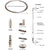 CRL Wall Mounted Vertical Cable System Kit