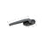 CRL Black Left Hand Cam Handle with 1-1/2" Screw Holes