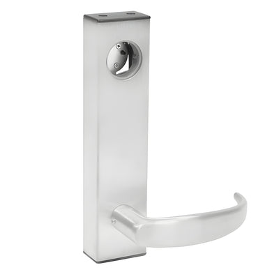 Adams Rite Clear Anodized 3080 Series Electrified Trim Standard Lever With Hole