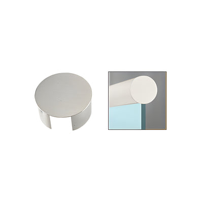 CRL 316 Brushed Stainless End Cap for 3" Cap Railing