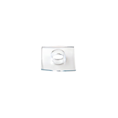 CRL Clear 1-1/4" Square Washer with Sleeve