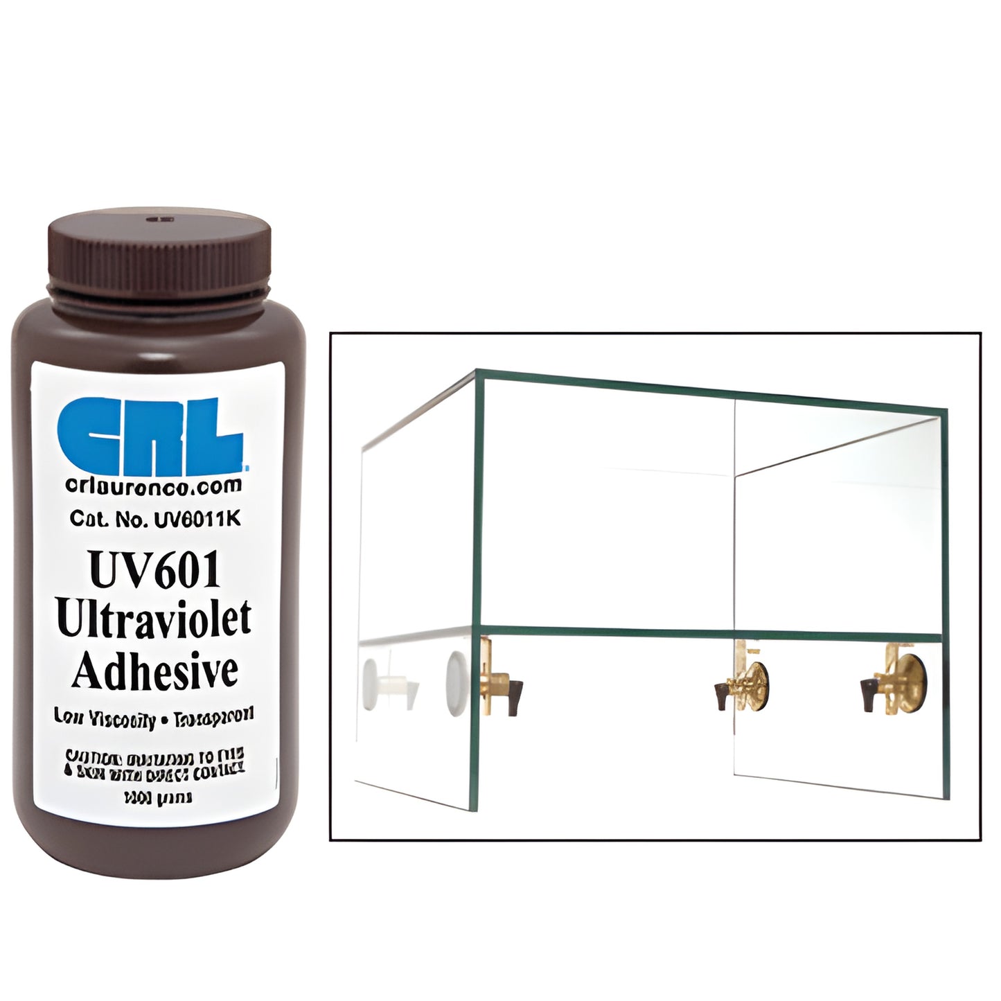 CRL UV601 Low-Viscosity UV Curing Adhesive 1000g (Fast Cure)