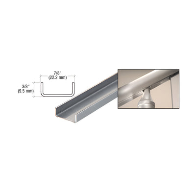 CRL Brushed Stainless 2" CRS Pocket Filler Channel