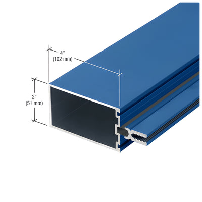 CRL-U.S. Aluminum Custom KYNAR® Paint Series 2200 Thermally Broken 4" Tubular Mullion - 24'-2"