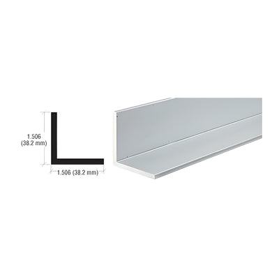 CRL Satin Anodized 1-1/2" Aluminum Angle Extrusion