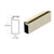 CRL Beige 1" x 7/16" Roll Formed Aluminum Screen Frame - 144"