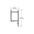 CRL-U.S. Aluminum Custom KYNAR® Paint 4-11/16" Top Door Rail for 1-5/16" Glass - 21'0