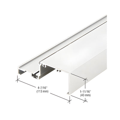 CRL-U.S. Aluminum Sill, Thermally Improved, White KYNAR® Paint - 24'-2"