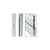 CRL Brushed Stainless 4" Split Square End Cap