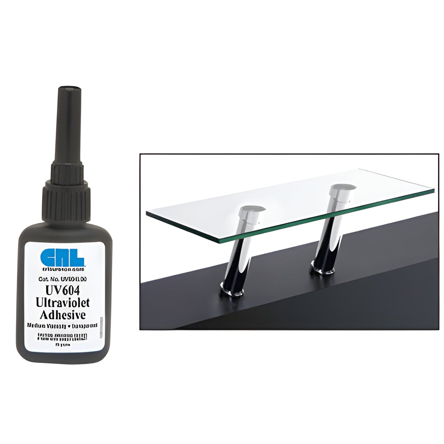 CRL UV604L UV Cure Adhesive 30g — Medium Viscosity for Glass