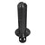 CRL Matte Black Round Core Mount Friction Fit Spigot, 2205