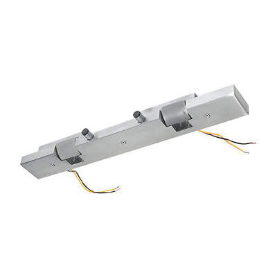 CRL Brushed Stainless Electric Strike Keeper for Double Doors- Fail Safe