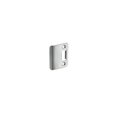 Adams Rite® Brushed Stainless Frame Lock Strike for Center Hung 4" Door Frame