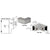 CRL Brushed Nickel 90 Degree "Sleeve Over" Glass Clamp