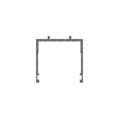 CRL-U.S. Aluminum Clear Anodized Header Channel - 24'-2"