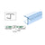 CRL Polycarbonate H-Jamb 180 Degree for 10 mm Glass