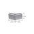 CRL Polished Stainless 2-3/8" x 2" 135 Degree Outside Corner Mall Front Clamp