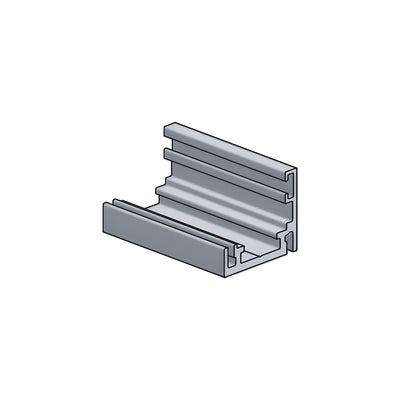 CRL Fallbrook Satin Anodized Fixed Profile Frame for Floor, Wall, and Ceiling