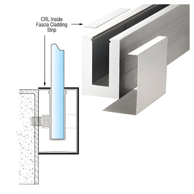 CRL Satin Anodized Inside Fascia Cladding Strip 120" Long
