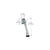 CRL Polished Chrome Door Mounted 4-1/2" Heavy-Duty Stop and Holder