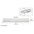CRL Top Cap Splice Plate for Glass Shower Doors